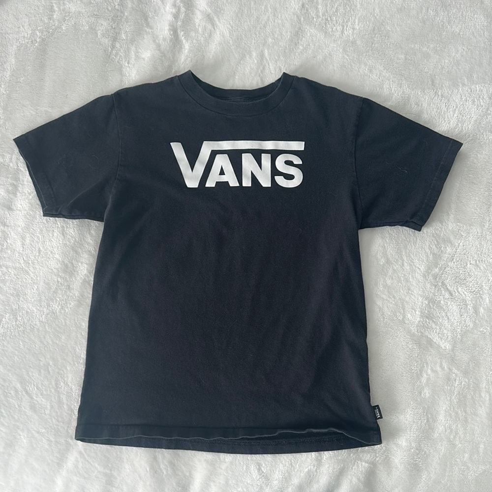 Vans Black and White Short Sleeve Tee